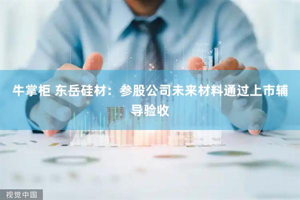牛掌柜 东岳硅材：参股公司未来材料通过上市辅导验收
